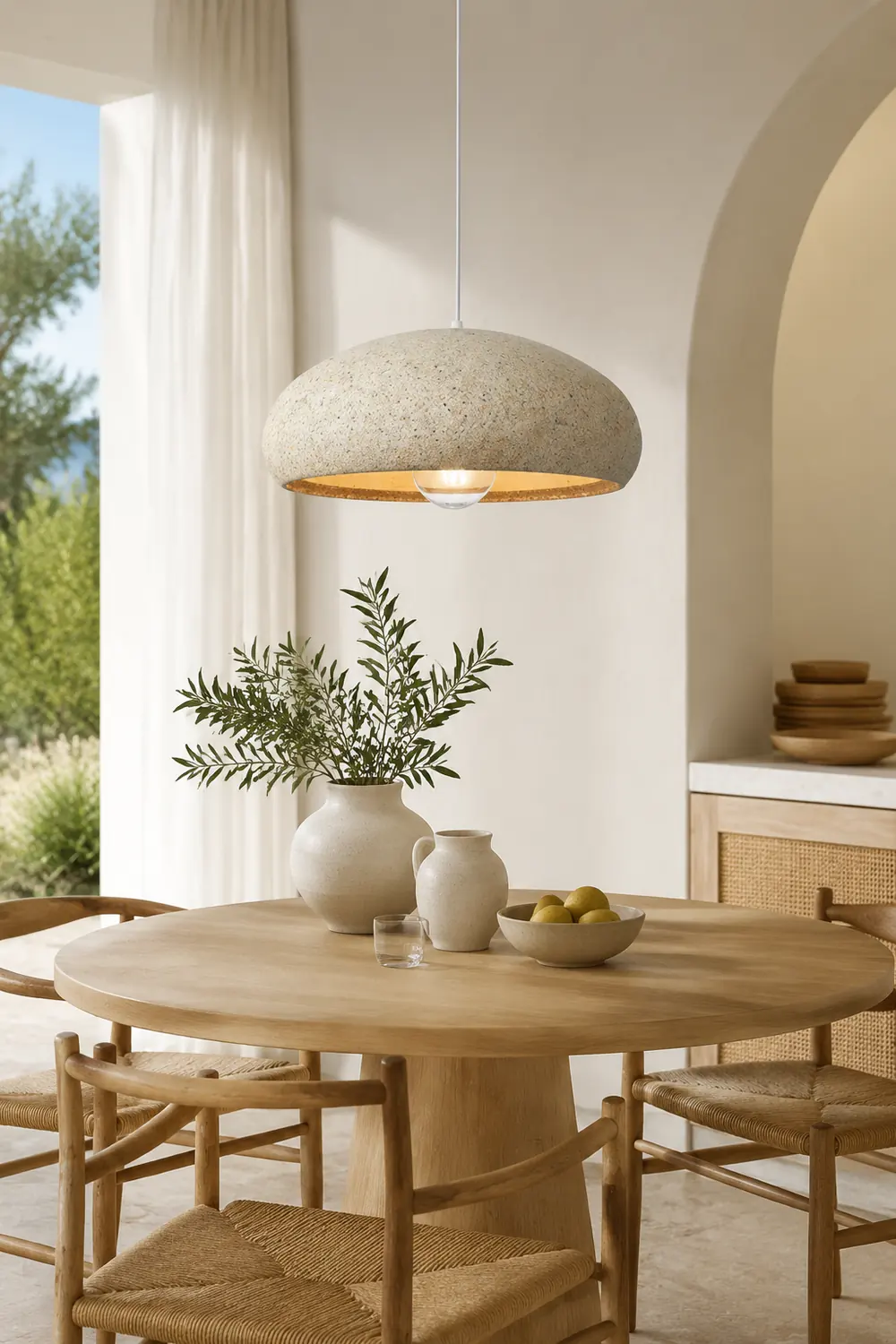 Creatieve Wabi Sabi Pendant Light For Dining Room - Lumpaz