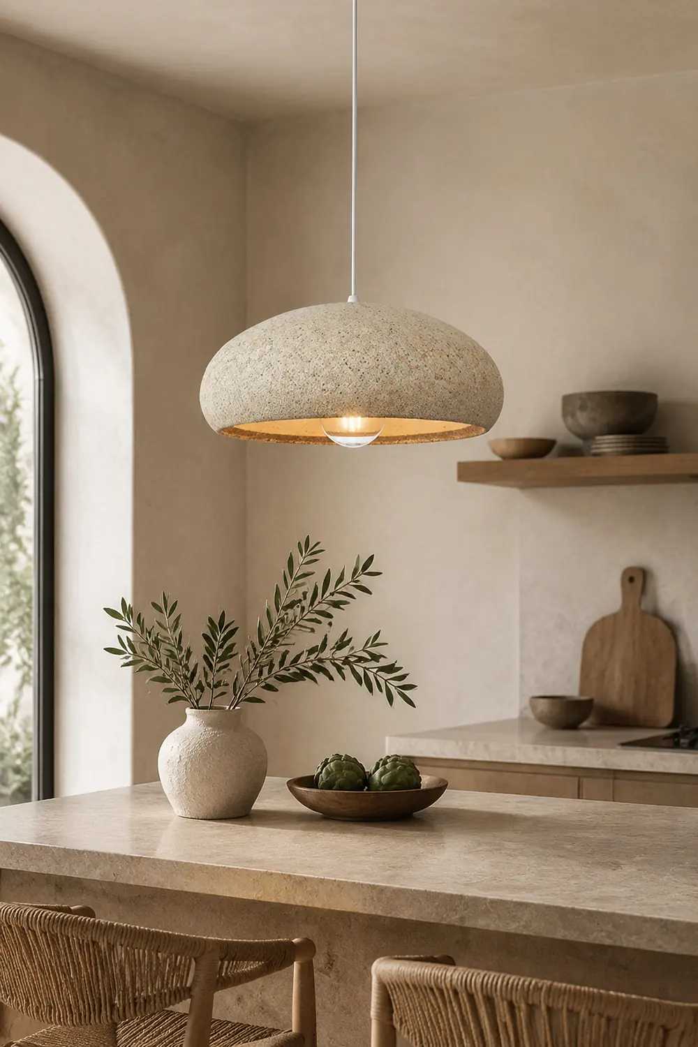 Creatieve Wabi Sabi Pendant Light For Dining Room - Lumpaz