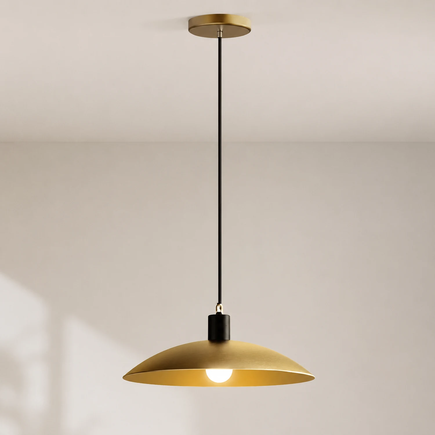 Antique Brass Pendant Lamp Living Room Chandelier for Dining Table - Lumpaz