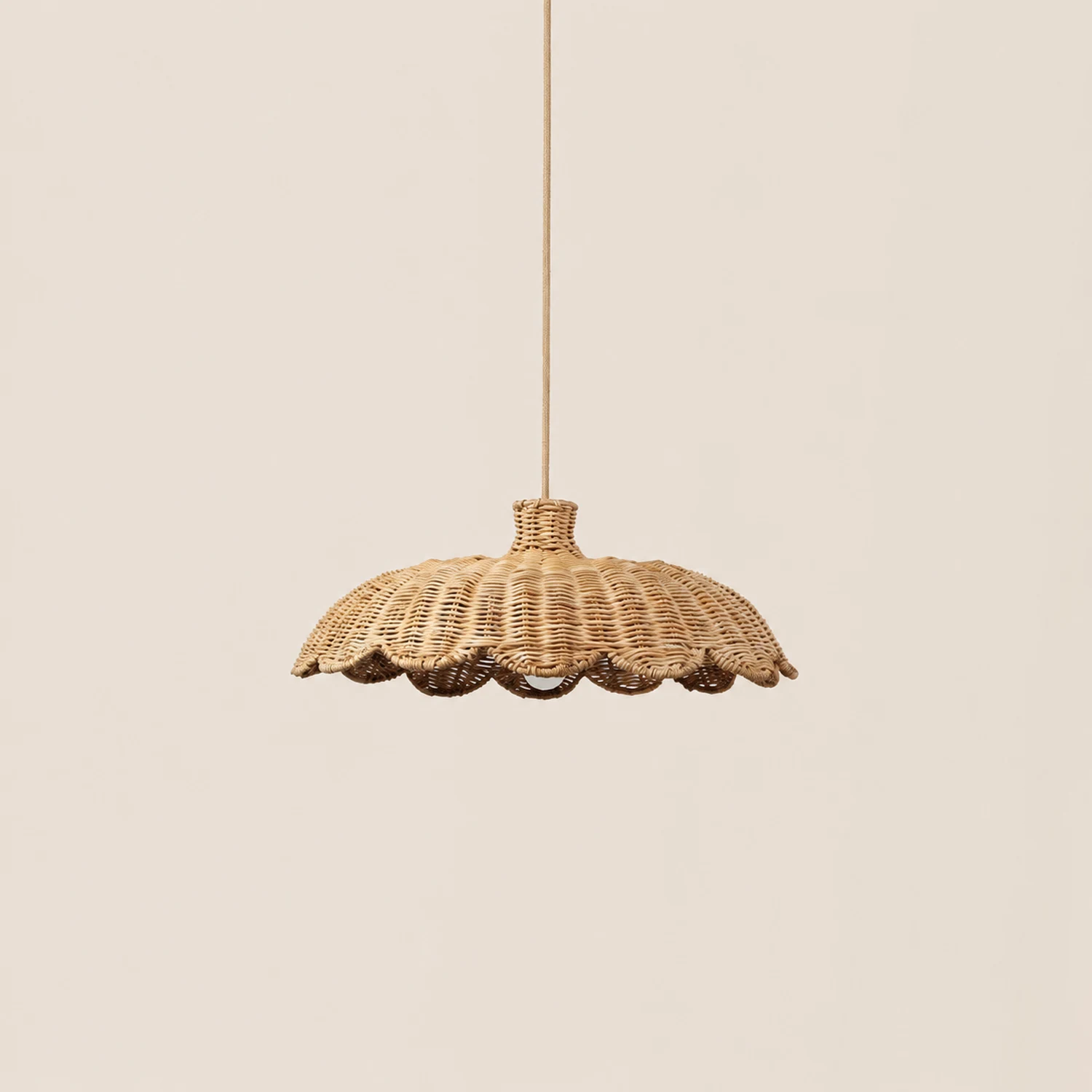 Boho Creative Decor Rattan Woven Pendant Light - Lumpaz