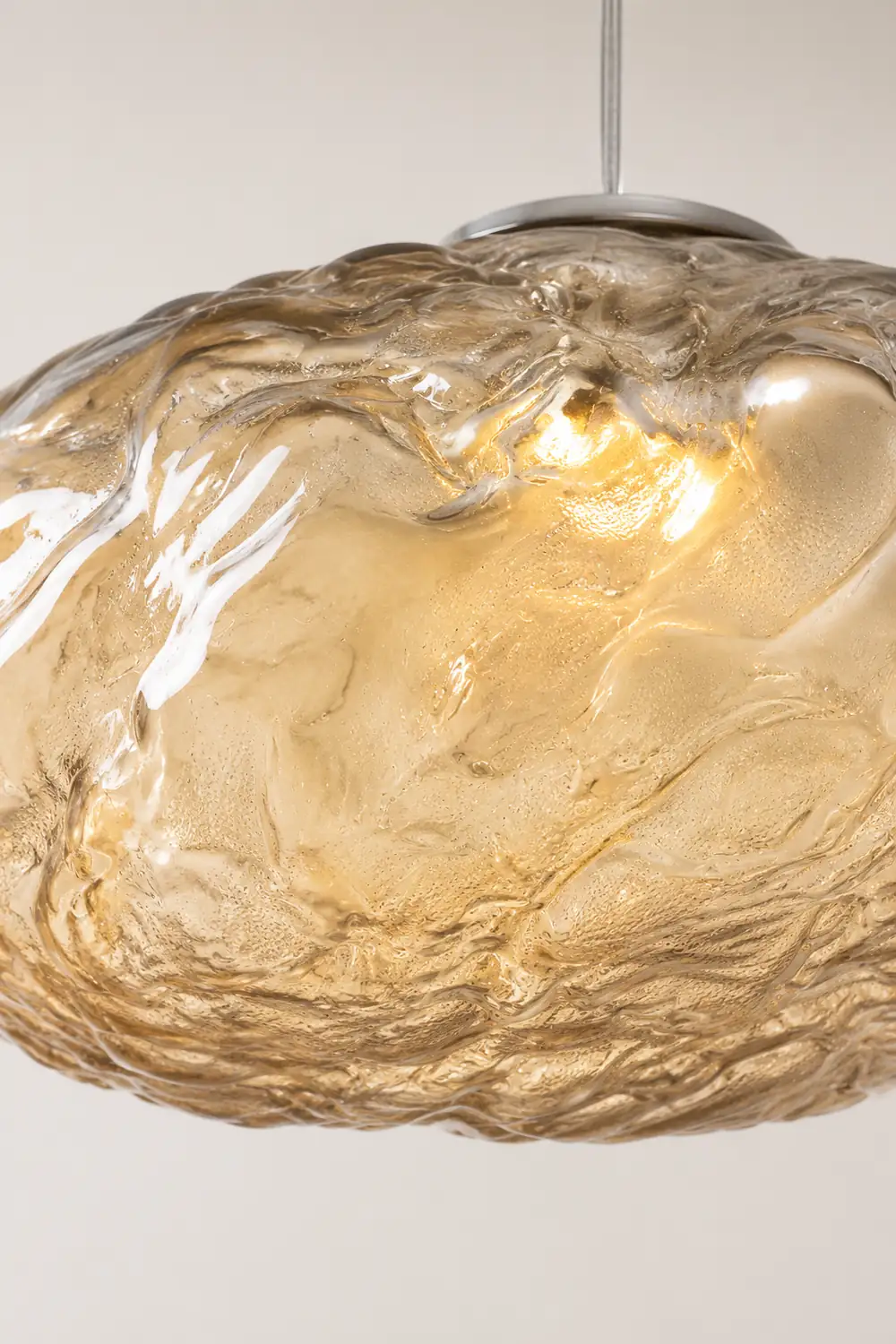 Stylish Glass Cloud Shape Pendant Light Indoor Fixture Decorative Light - Lumpaz