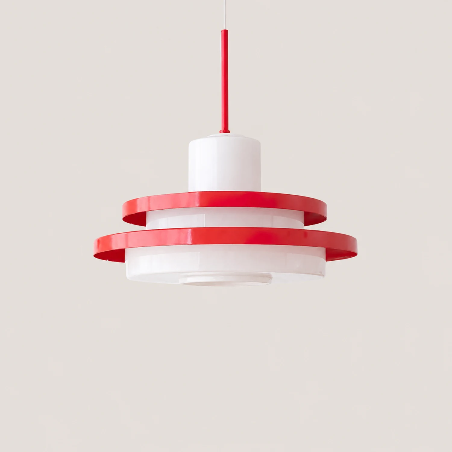 Vintage Bauhaus Equator Glass Pendant lamps - Lumpaz