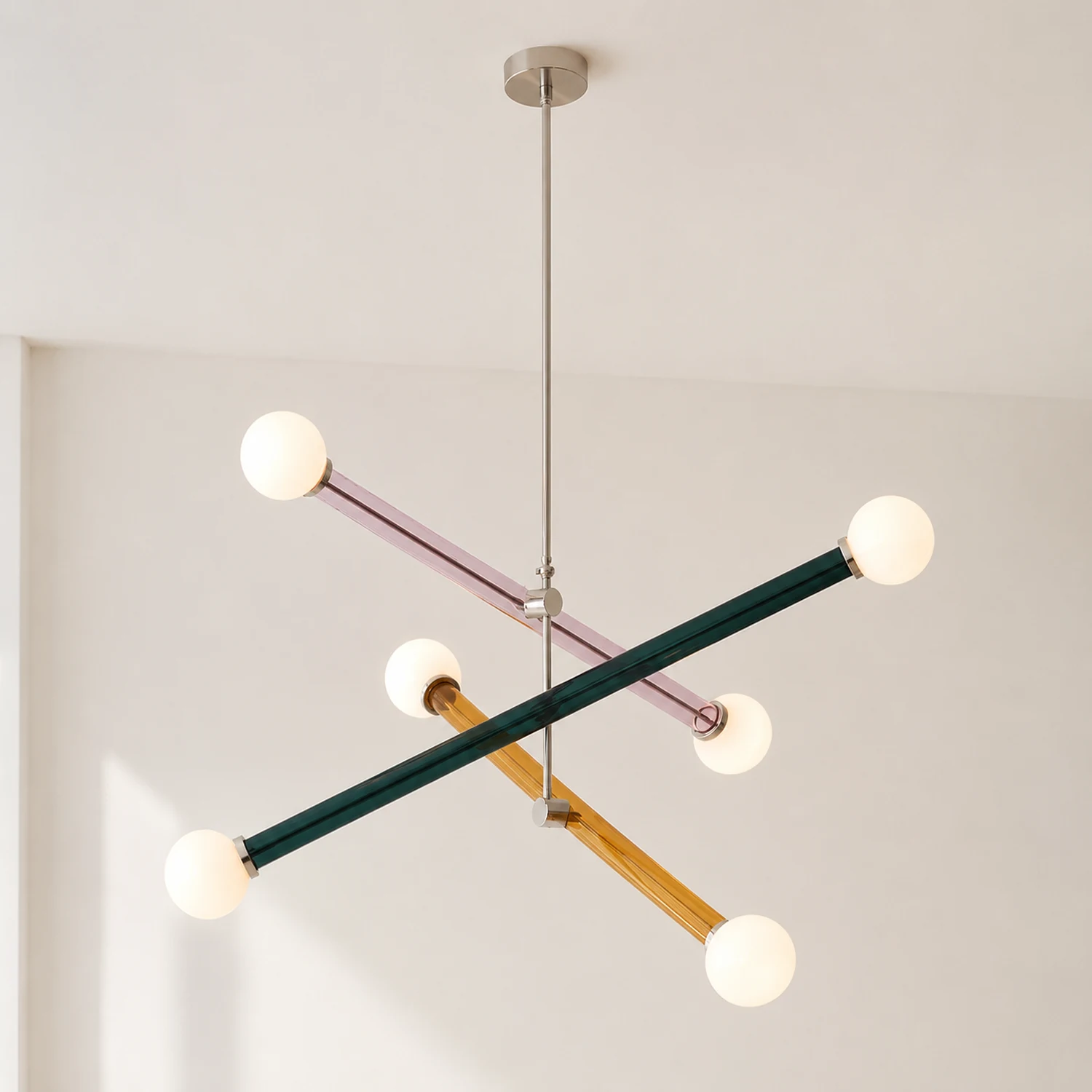 Avi Pendelleuchte, Metall&Glas, 3 Stile - Lumpaz