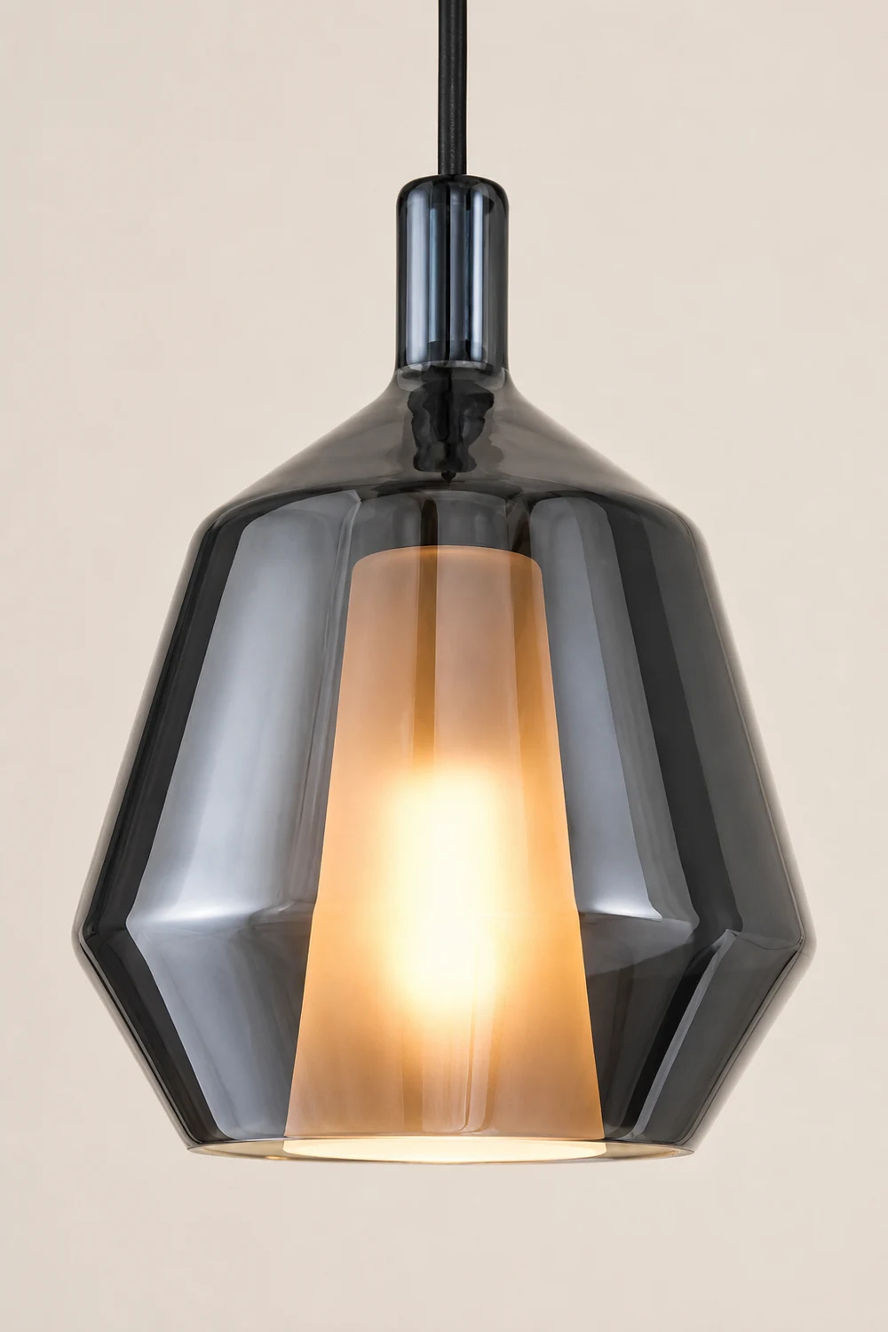 Modern Multicolored Glass Pendant Lamp for Dining - Lumpaz