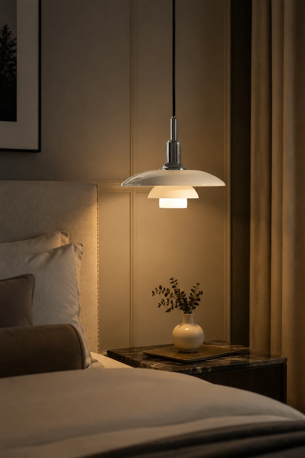 Medieval Nordic Simple Bauhaus Glass Pendant Light - Lumpaz