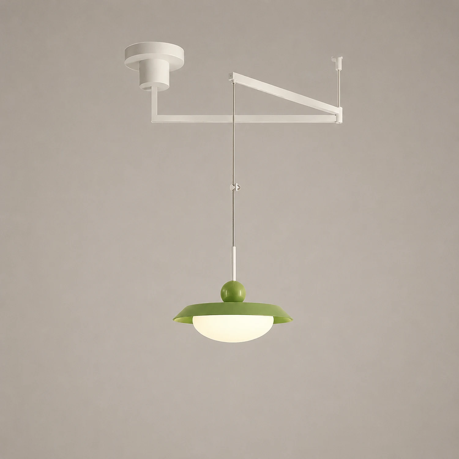 Modern Morandi Layered Metal Hanging Lights - Lumpaz