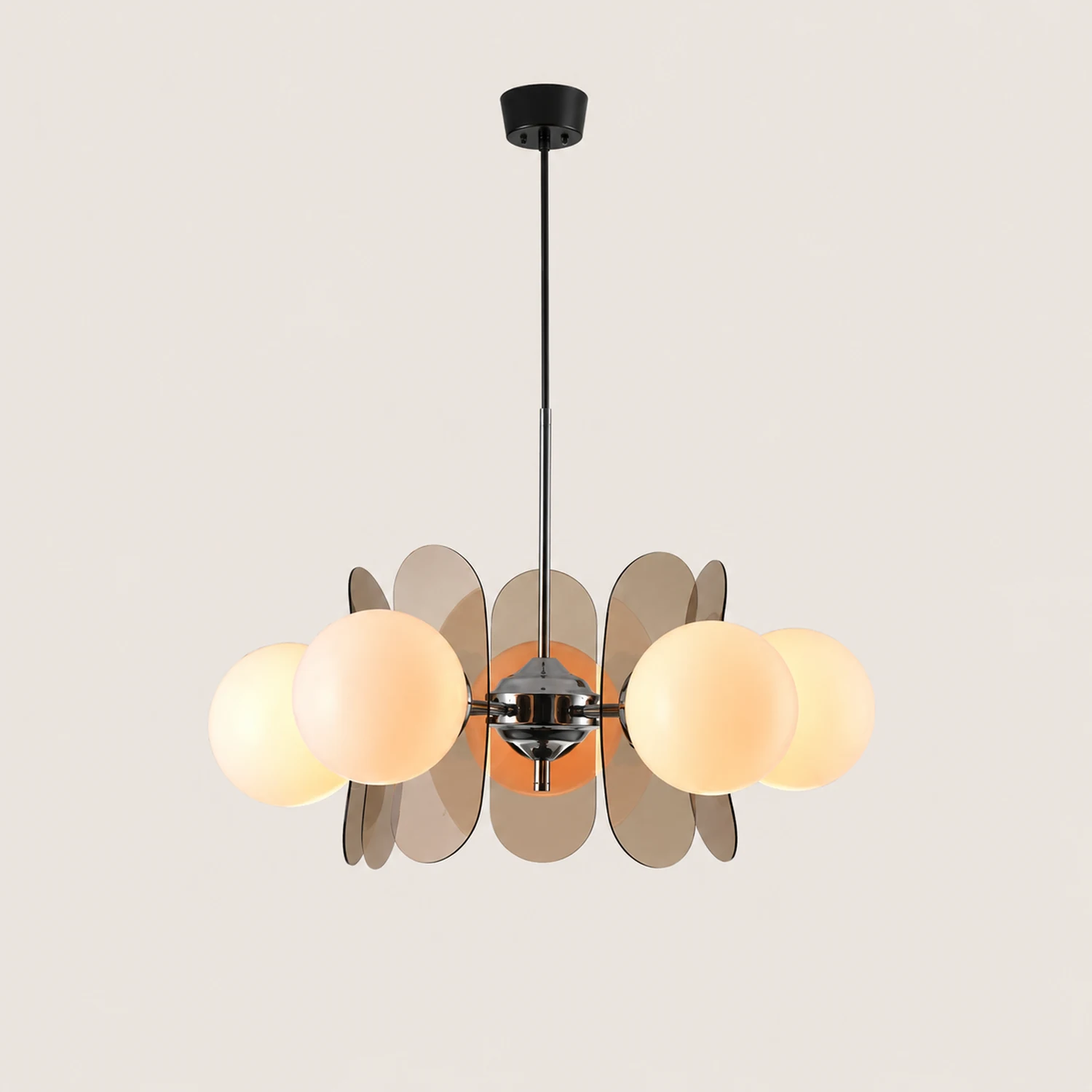 Modern Acrylic Art Deco Pendant Light For Living Room - Lumpaz