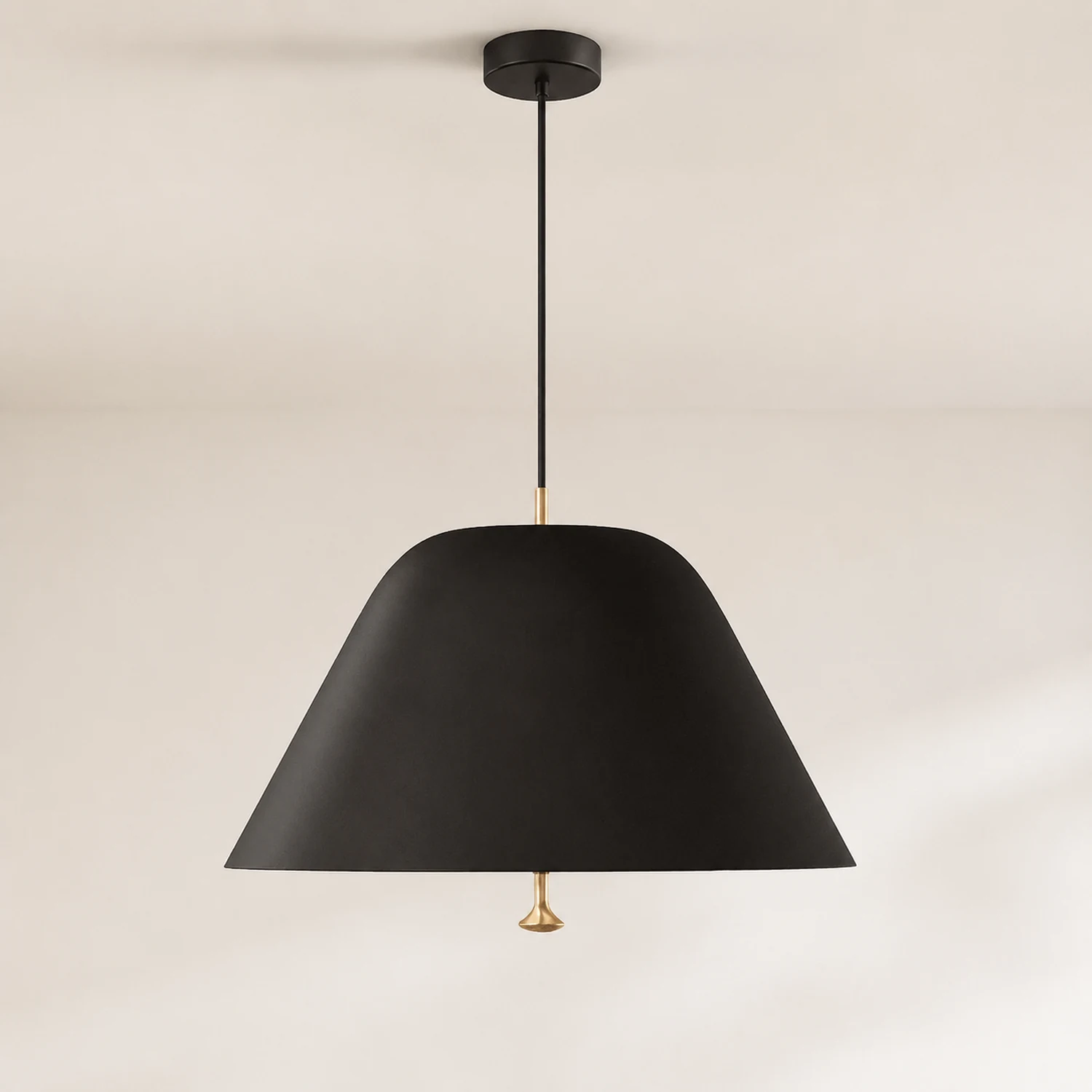 Modern Metal Living Room Cone Pendant Light - Lumpaz