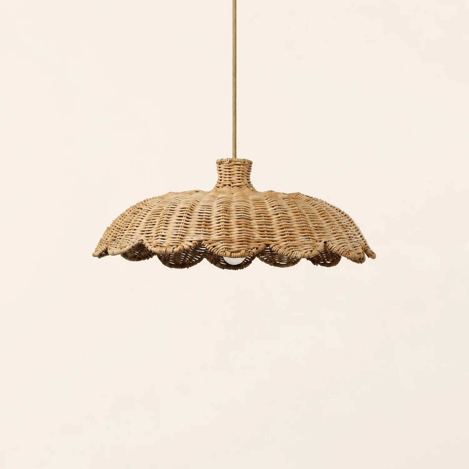 Boho Creative Decor Rattan Woven Pendant Light - Lumpaz