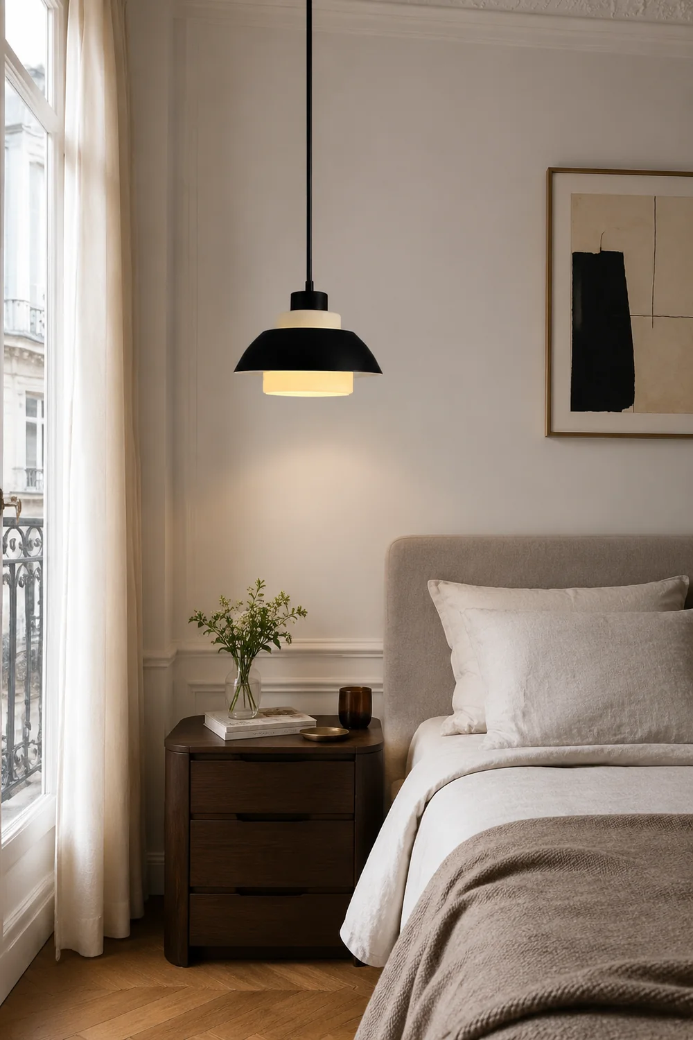Minimalist Aluminum Pendant Light for Dining Room - Lumpaz
