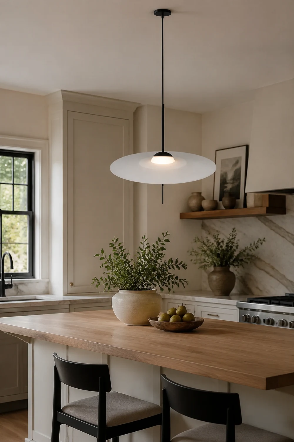 Nordic Modern Minimalist Round UFO Led Pendant Lamp - Lumpaz