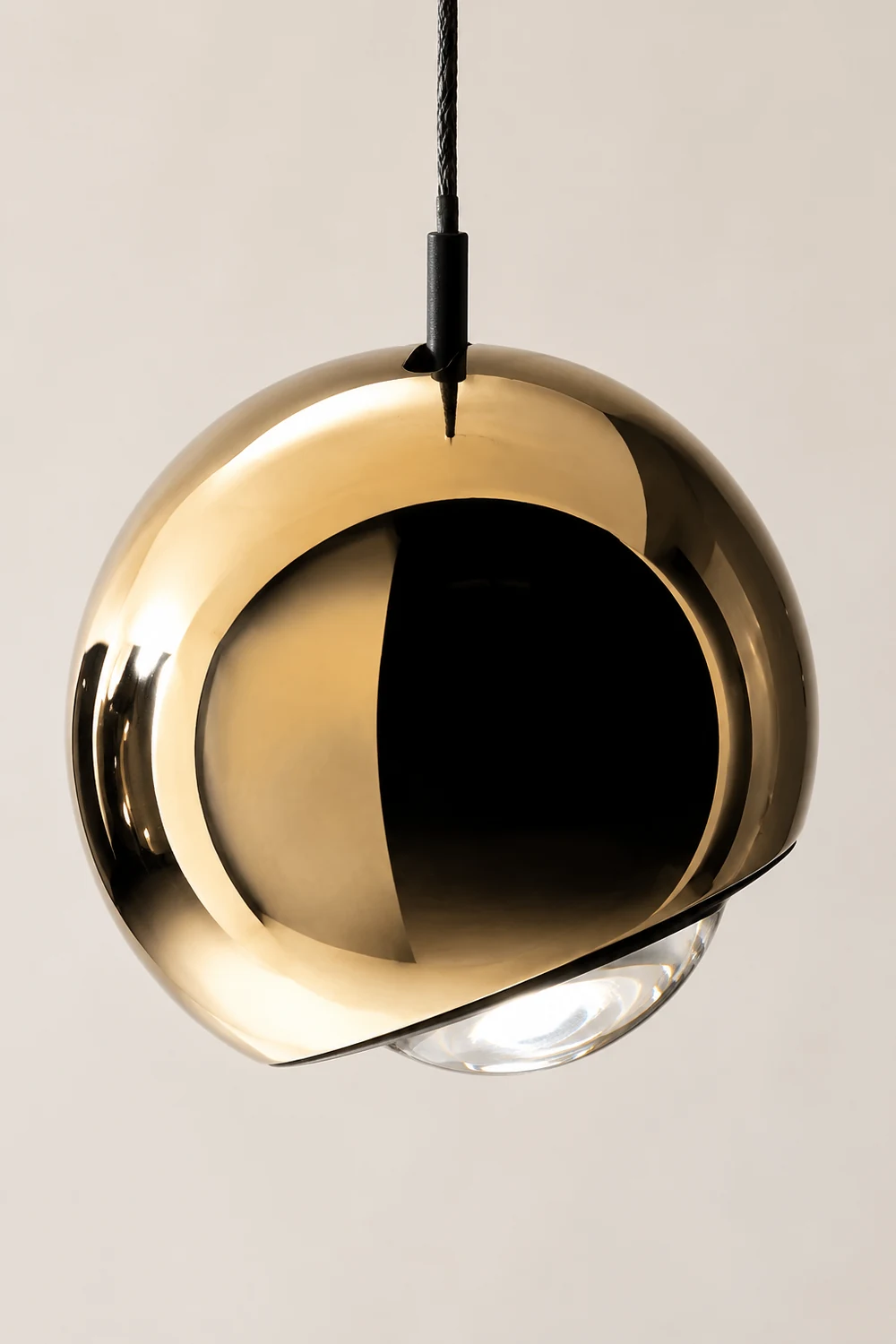 Mid-century Mirror Ball LED Pendant Light - Lumpaz