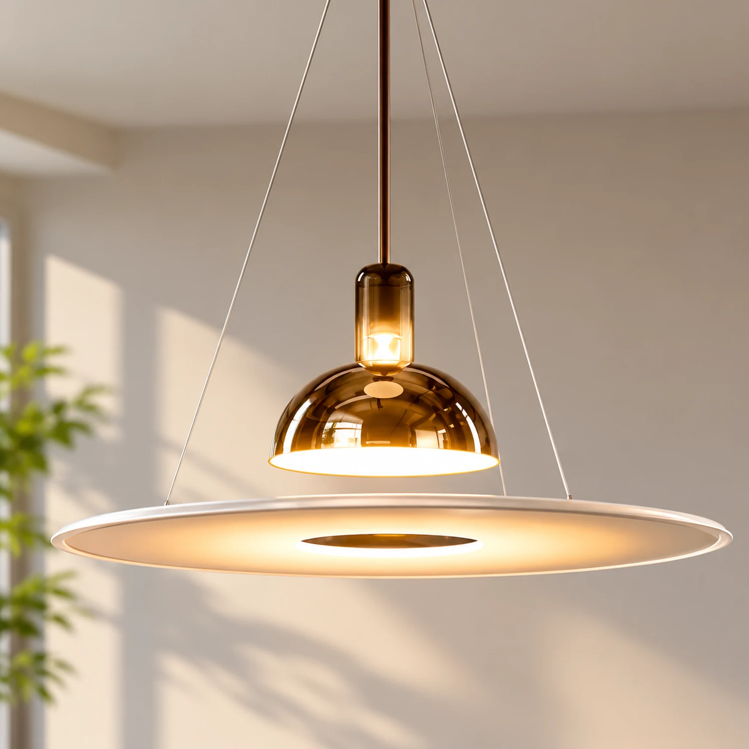 Levi Pendelleuchte Metall und Acryl - Lumpaz