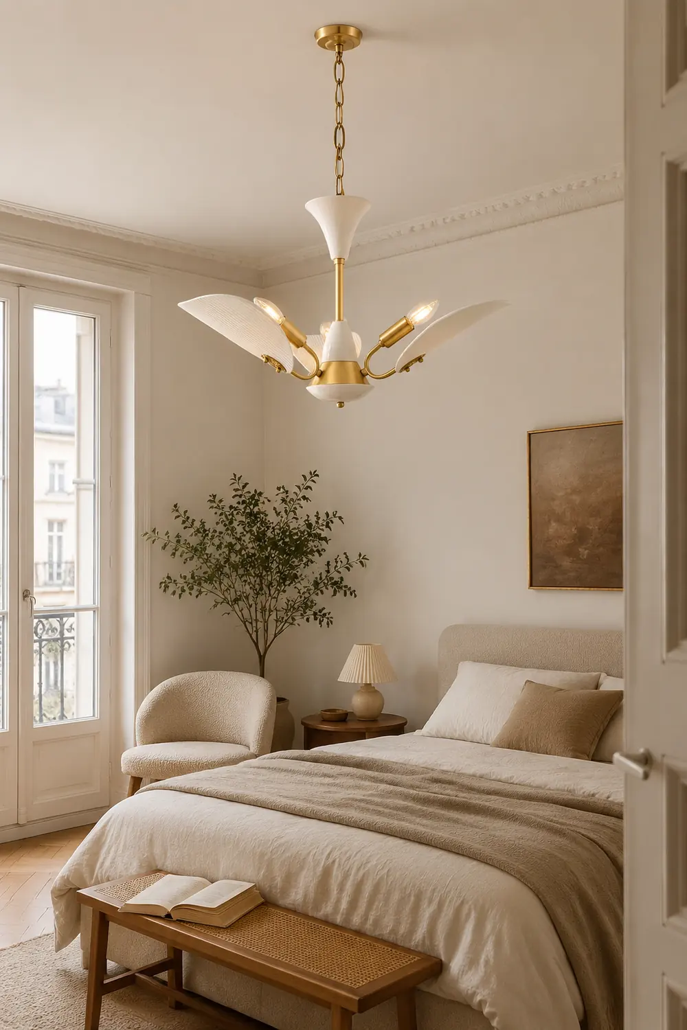 Vintage Creative Copper & Ceramic Pendant Light - Lumpaz