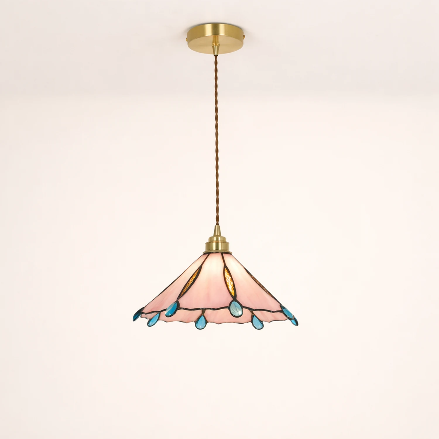 Retro Stained Glass Tiffany Pendant Light - Lumpaz