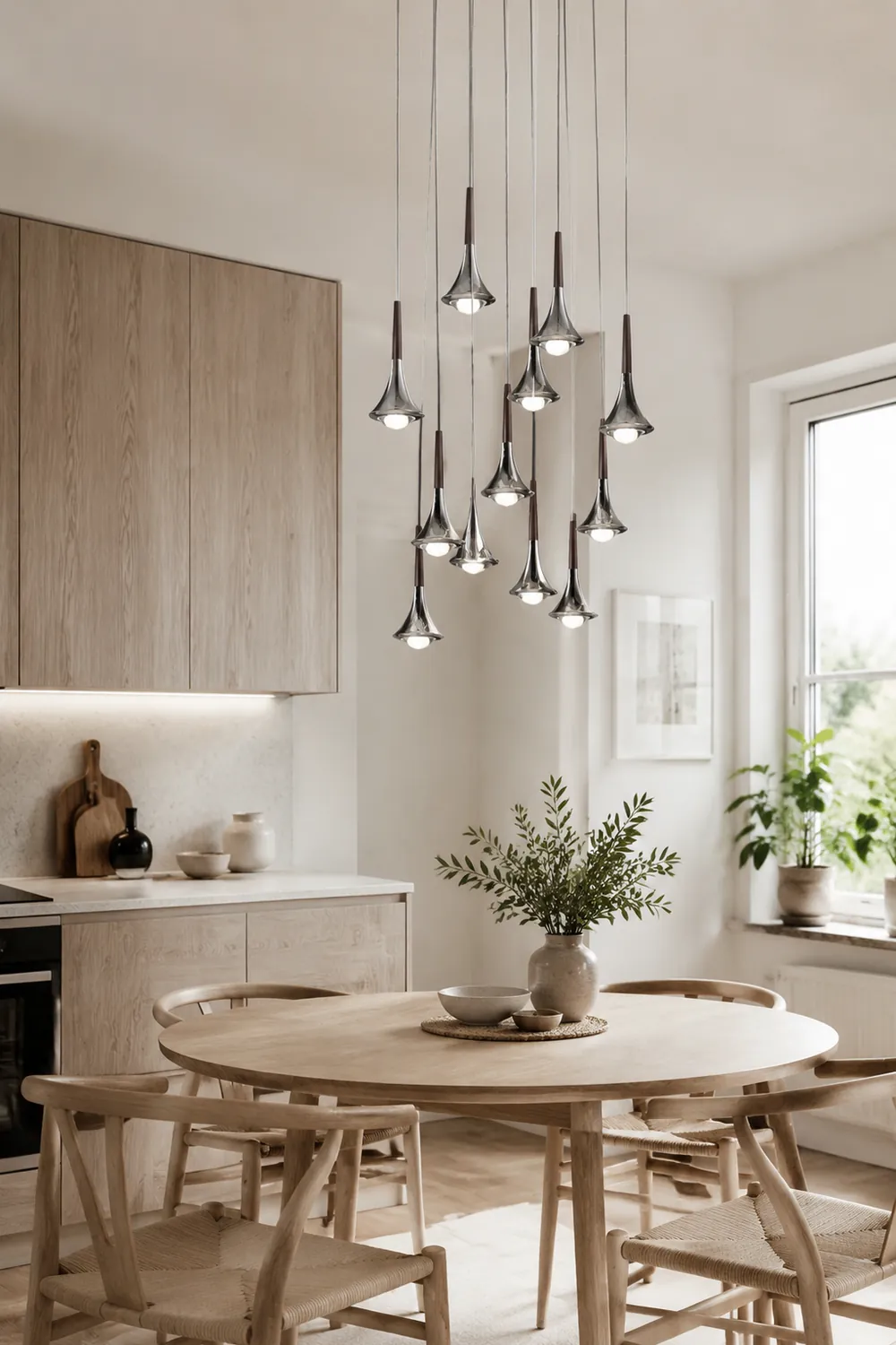 Luxury Raindrop Chandelier LED Hanging Lamp - Lumpaz