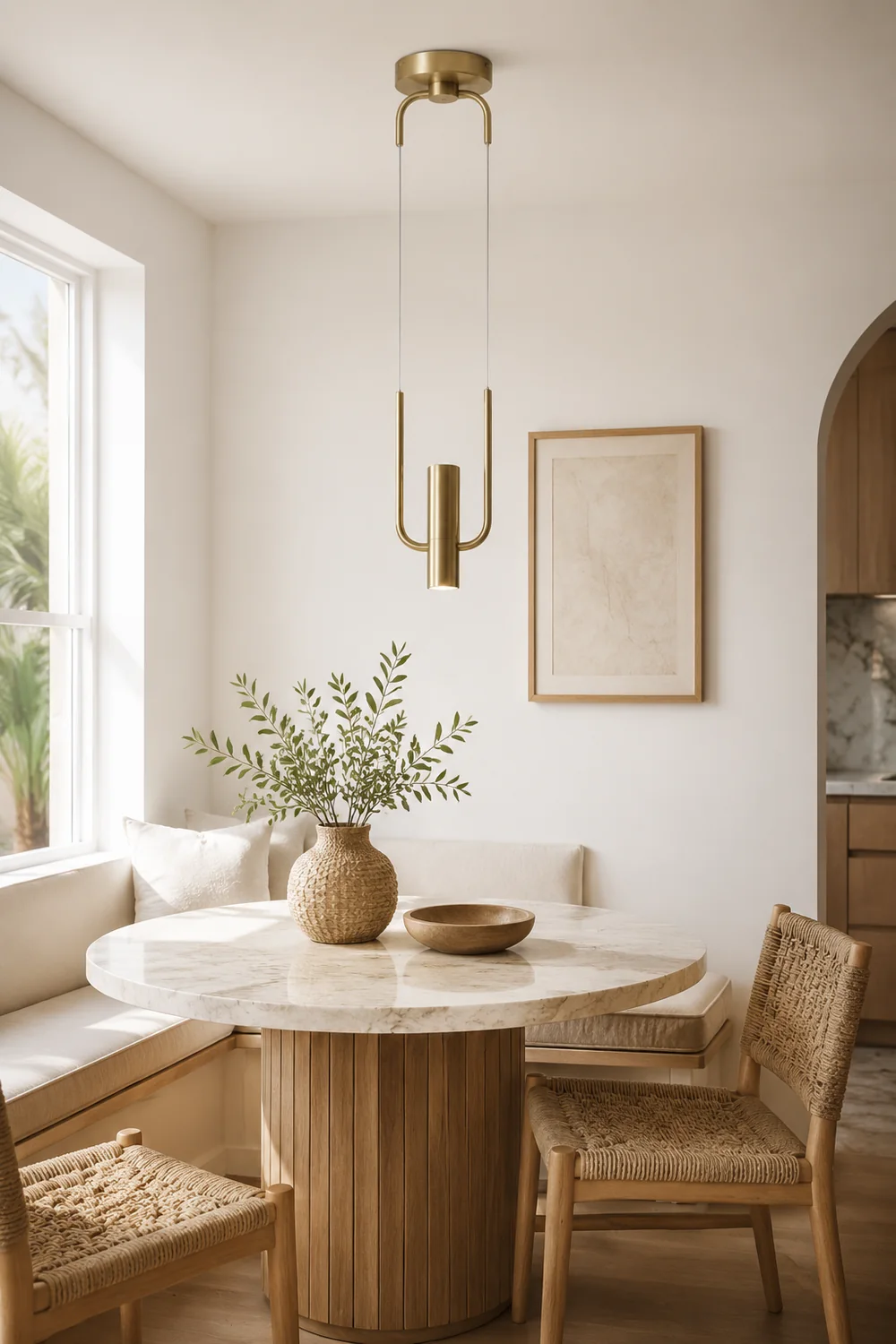 Nordic Metal Golden Pendant Light For Kitchen - Lumpaz