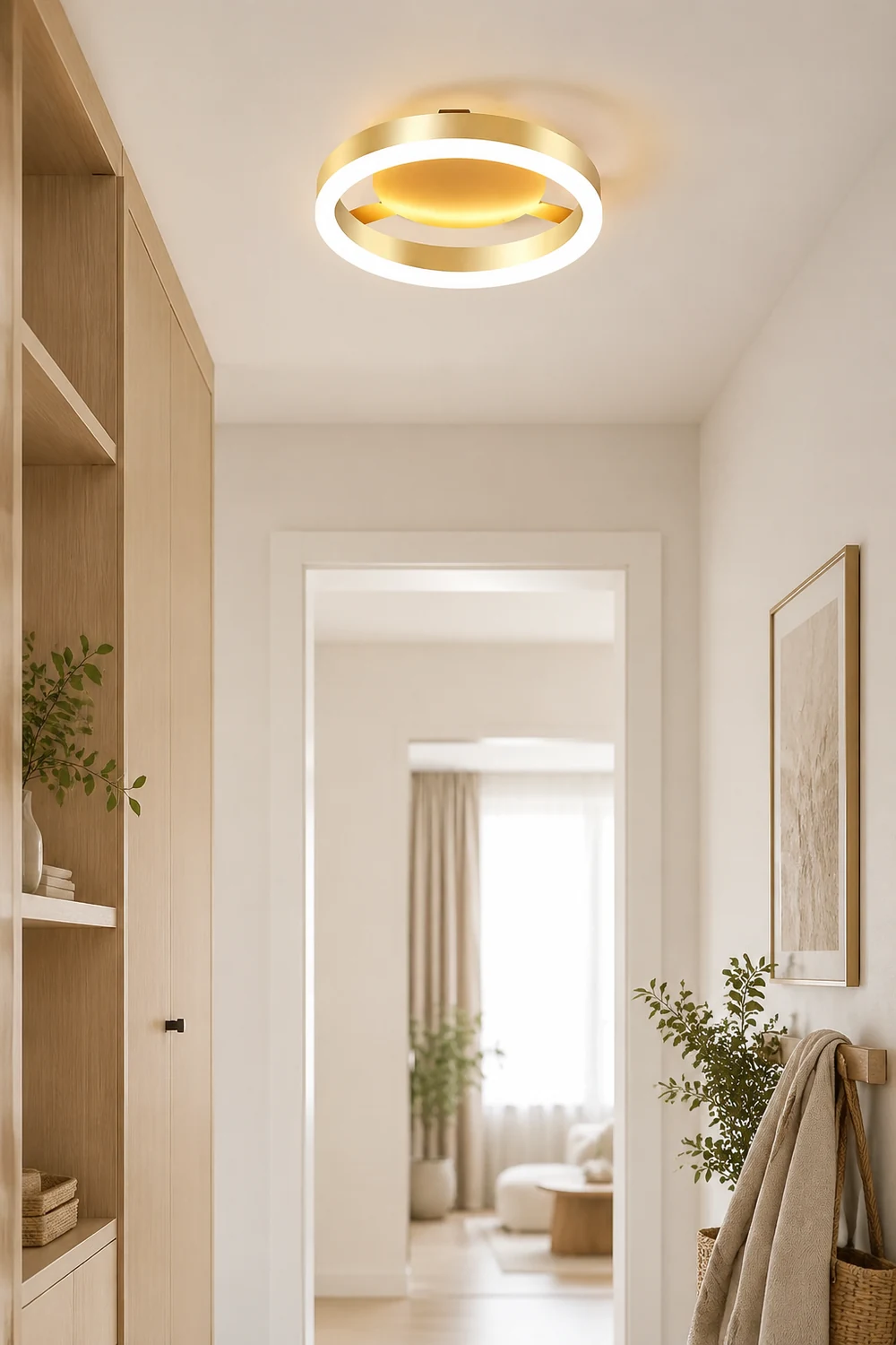 Amos Moderne LED Geometrie Deckenleuchte für Korridor - Lumpaz