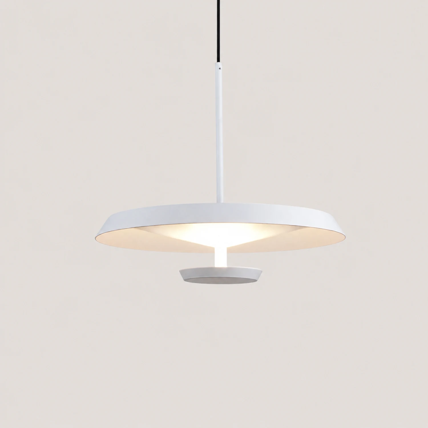 Modern LED Fixtures Round Plate Pendant Lights - Lumpaz