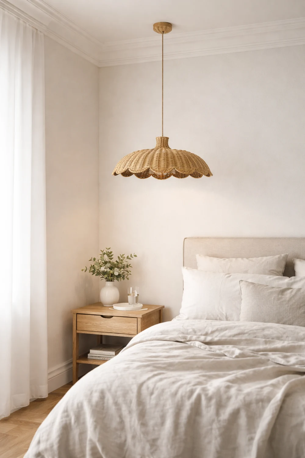 Boho Creative Decor Rattan Woven Pendant Light - Lumpaz