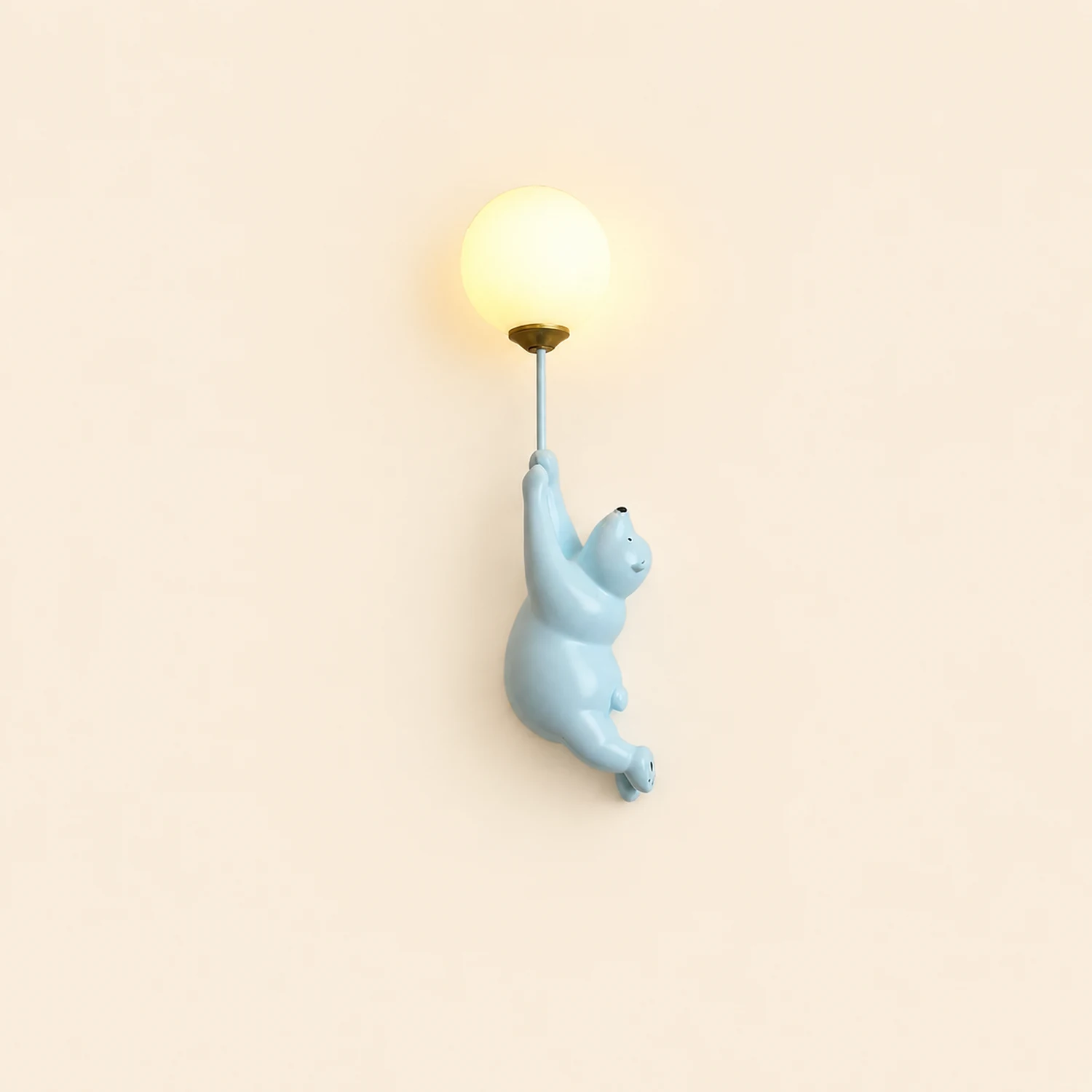 Fateh Wandlampe Bär Ballon, 4 Farben - Lumpaz