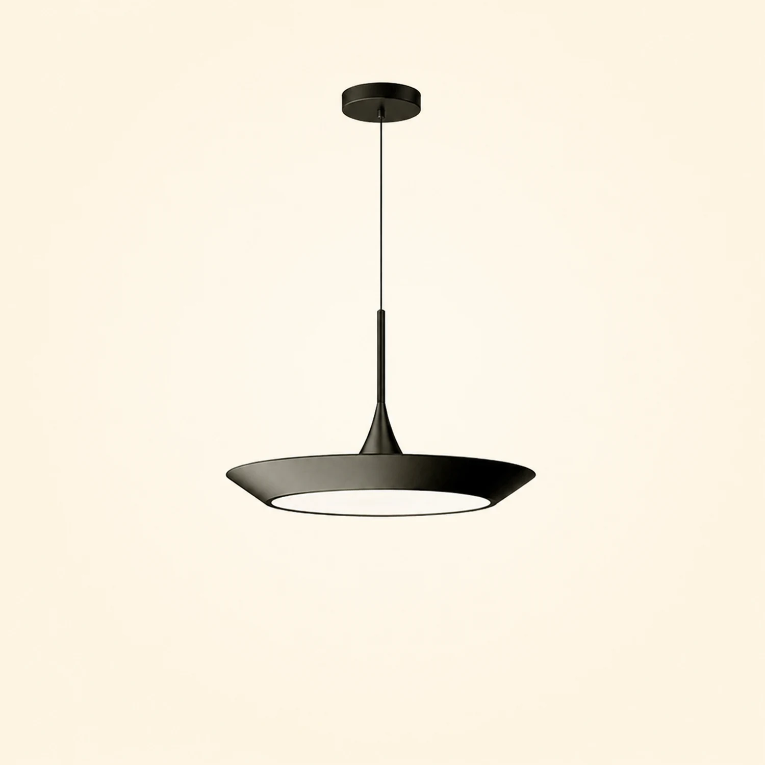 Minimalist LED Pendant Light Luxury Ultra Thin Hanging Lamps - Lumpaz