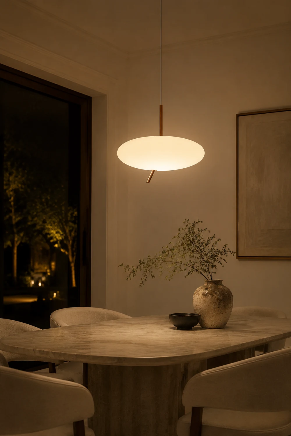 Modern Glass Pebbles Pendant Light - Lumpaz