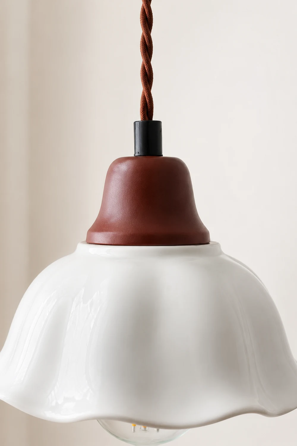 Decor Flower Ceramic  LED Hanging Light - Lumpaz