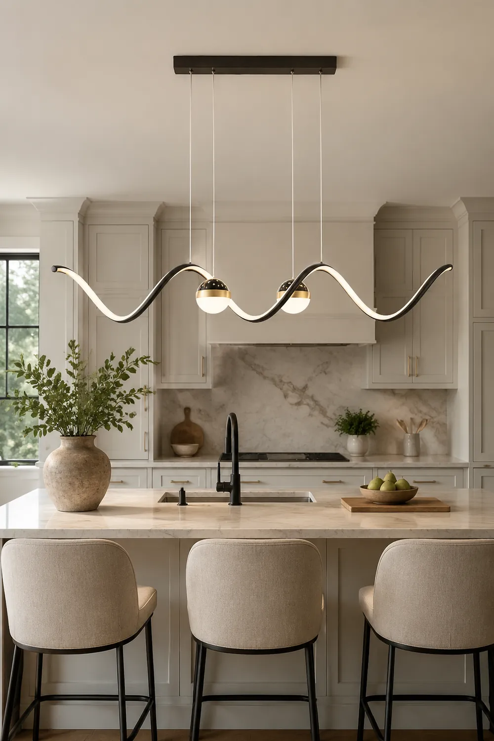 Madina Moderne LED Pendelleuchte Stern-Design für Esszimmer - Lumpaz