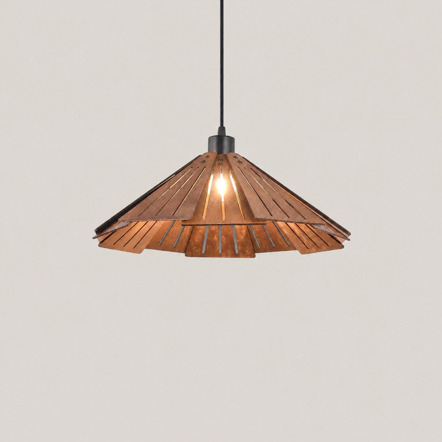 Nordische Kreative Pendelleuchte aus Holz für Esszimmer, Restaurant - Lumpaz