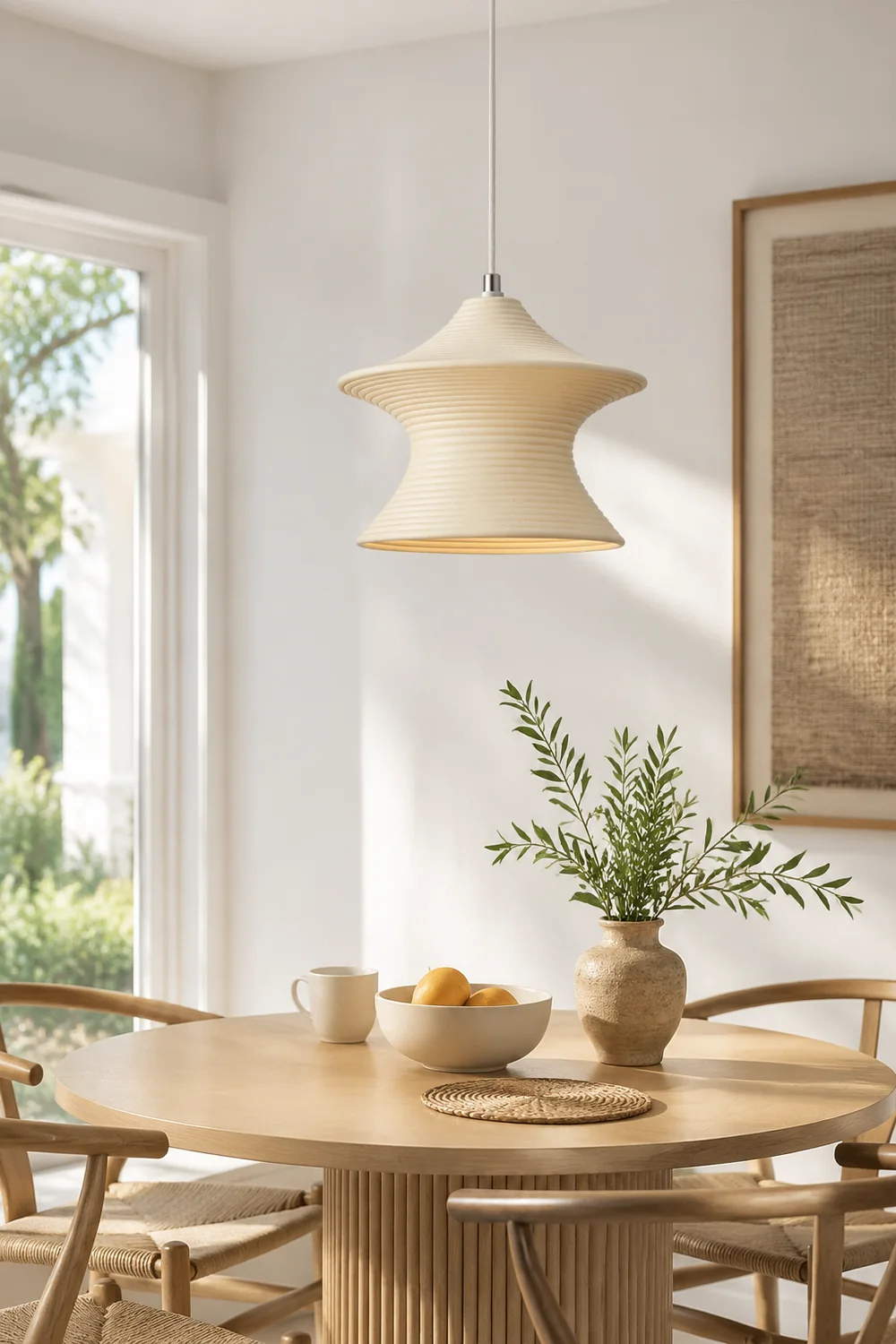 Wabi-Sabi Style Minimalist Nordic Art Pendant Lamp - Lumpaz