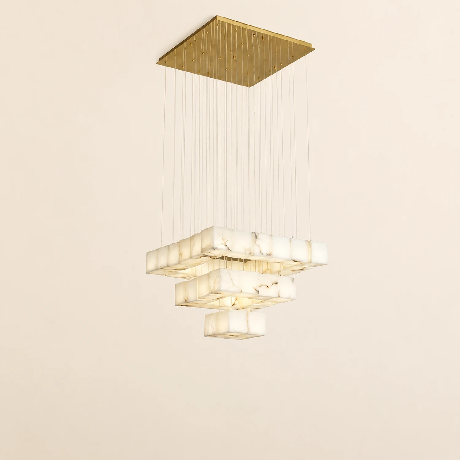 Modern Artistic Geometric Shape Elegant Hanging Light Fixture - Lumpaz