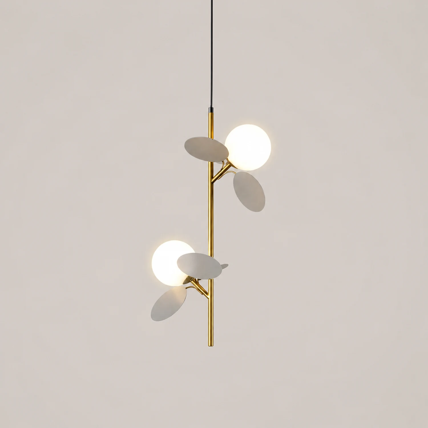 Glass Lampshade Chandelier Personality Art PVC Pendant Light - Lumpaz