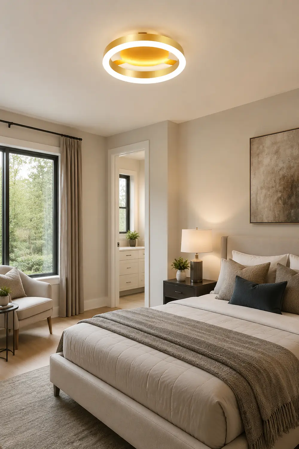 Amos Moderne LED Geometrie Deckenleuchte für Korridor - Lumpaz