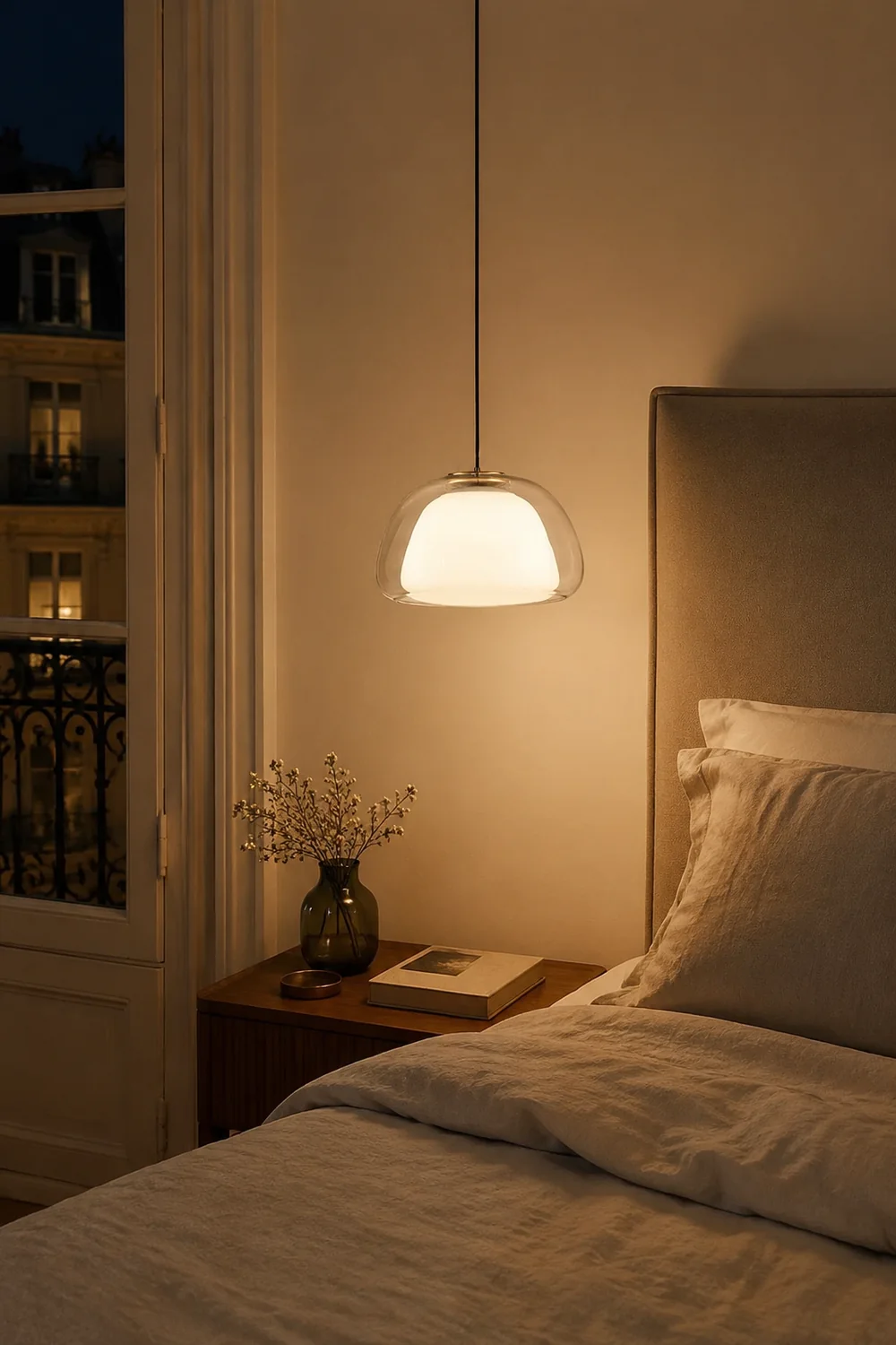 Nordic Modern Minimalist Glass Pendant Light - Lumpaz