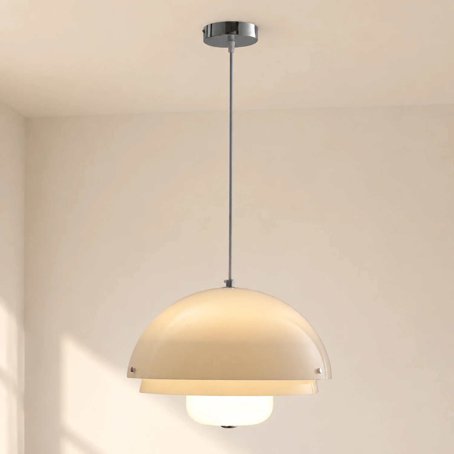 Bauhaus Nordic Cream Style Pendant Lamp - Lumpaz