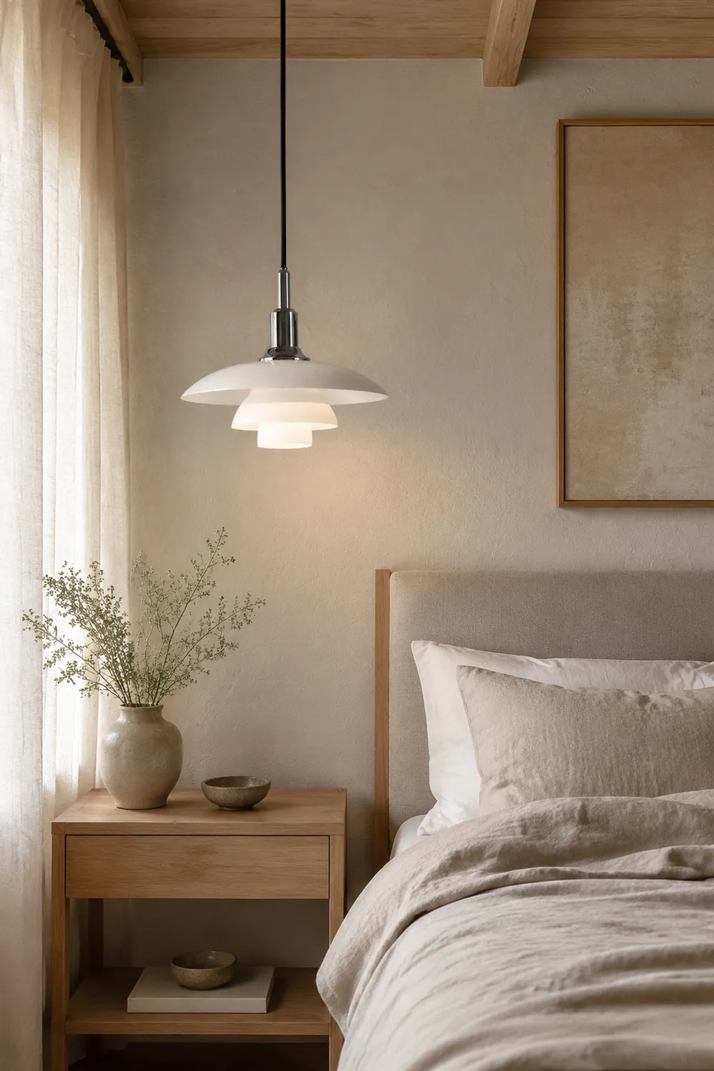 Medieval Nordic Simple Bauhaus Glass Pendant Light - Lumpaz