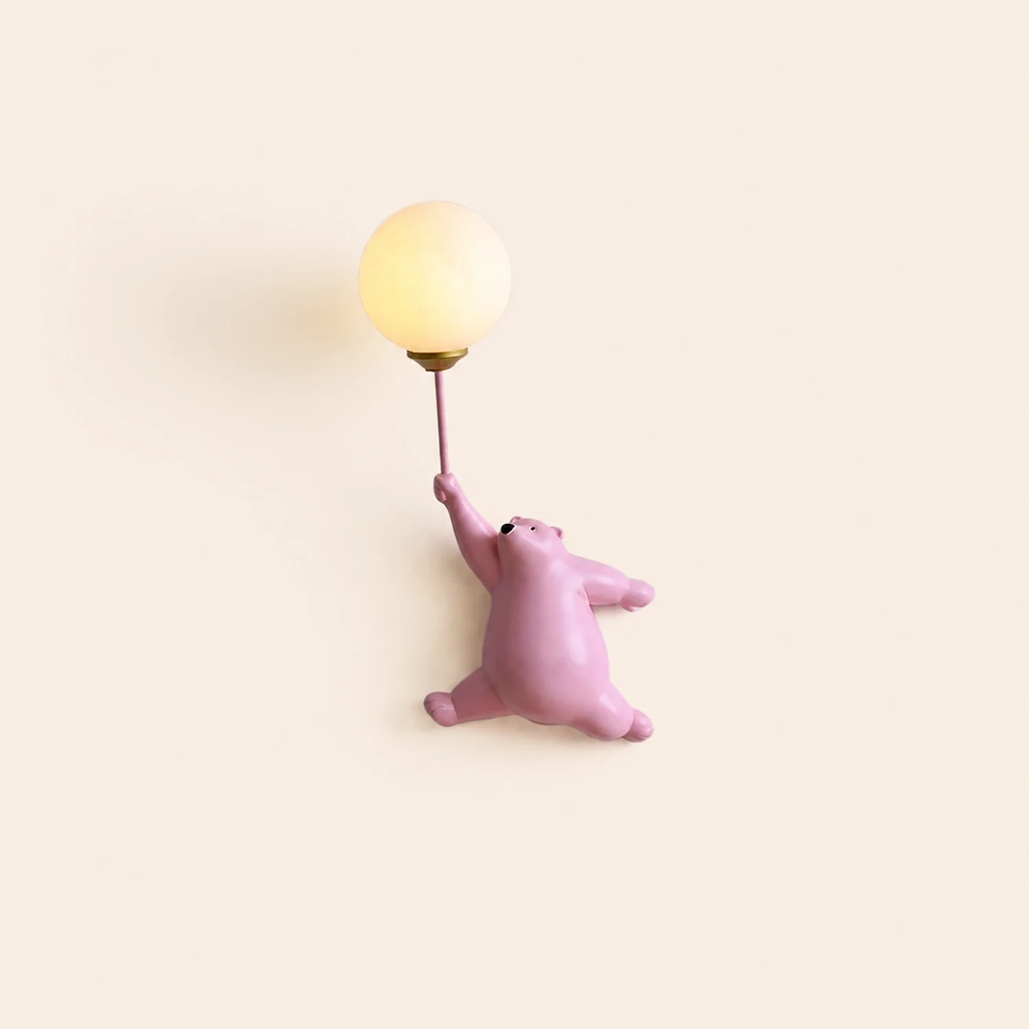 Fateh Wandlampe Bär Ballon, 4 Farben - Lumpaz