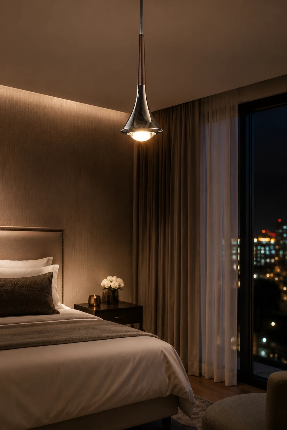Luxury Raindrop Chandelier LED Hanging Lamp - Lumpaz