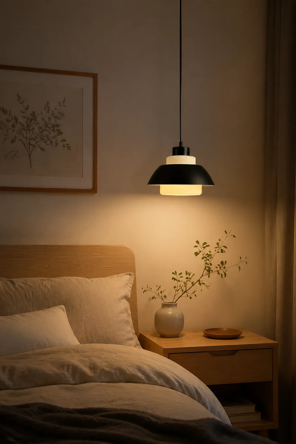 Minimalist Aluminum Pendant Light for Dining Room - Lumpaz