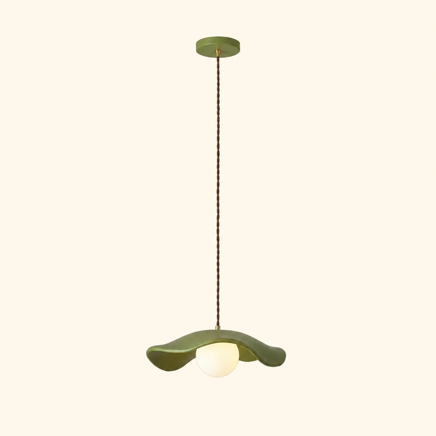 Modern Style Hat Shade Wabi-Sabi Pendant Light - Lumpaz