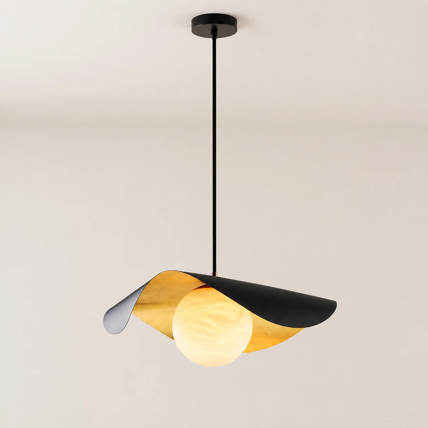 Eveline Pendelleuchte, Pure Kupfer&Dolomite, ∅35/40cm - Lumpaz