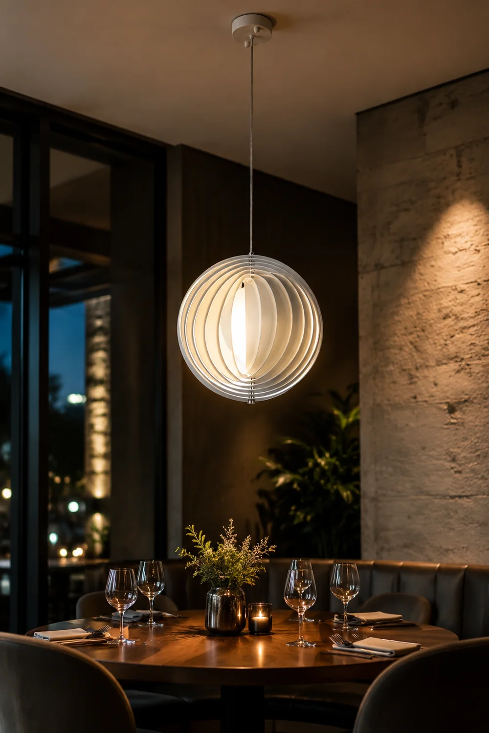 Modern Verpan Moon Lamp Pendant Light For Living Room - Lumpaz