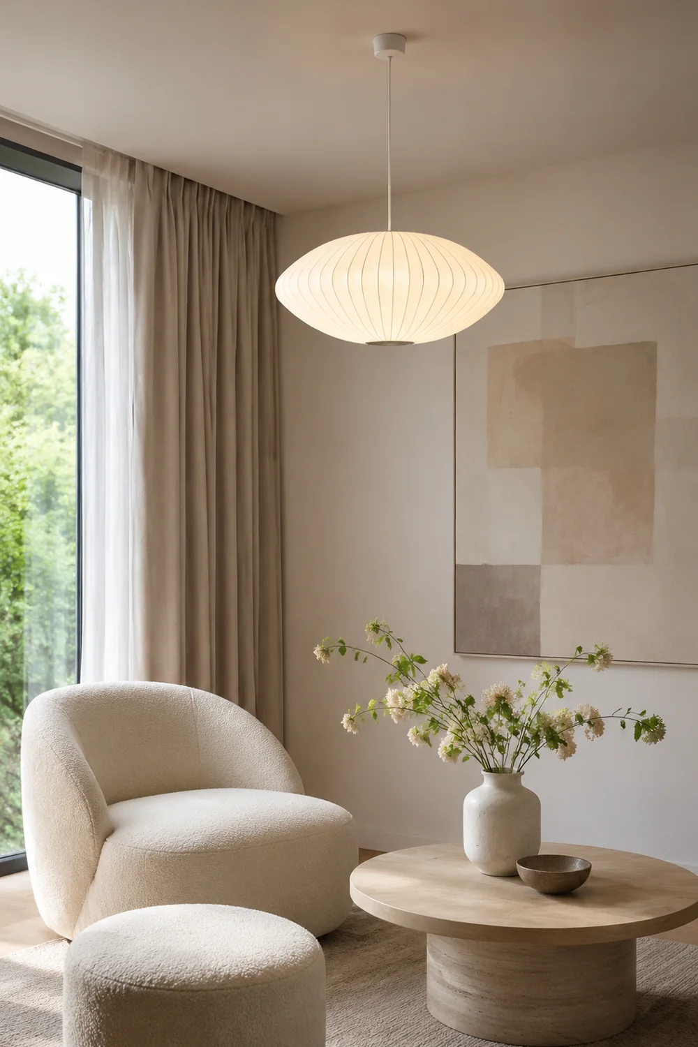 Modern Simple Saucer Pendant Light - Lumpaz