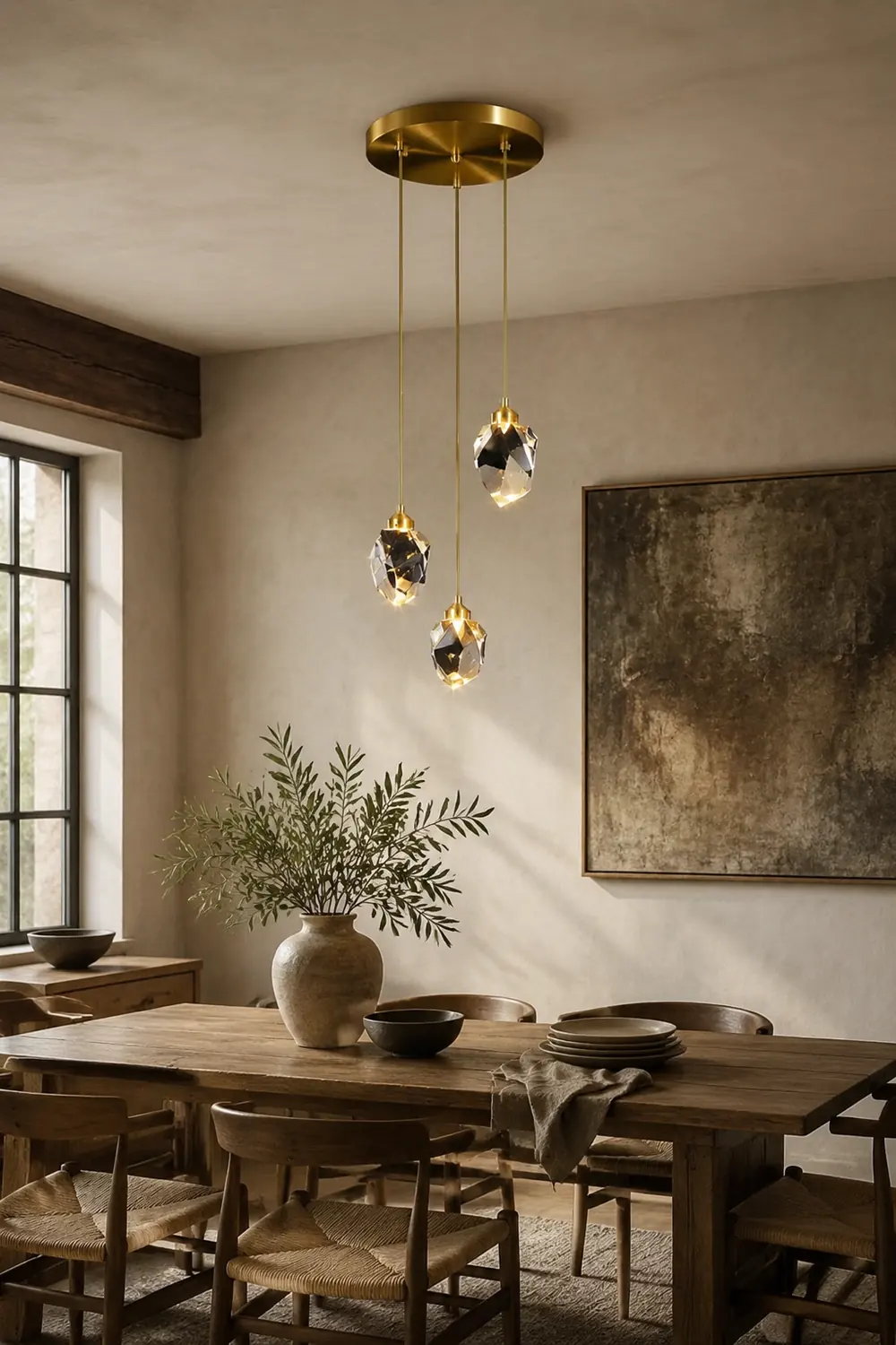 Creative Modern Crystal Gold Raindrop Chandelier - Lumpaz