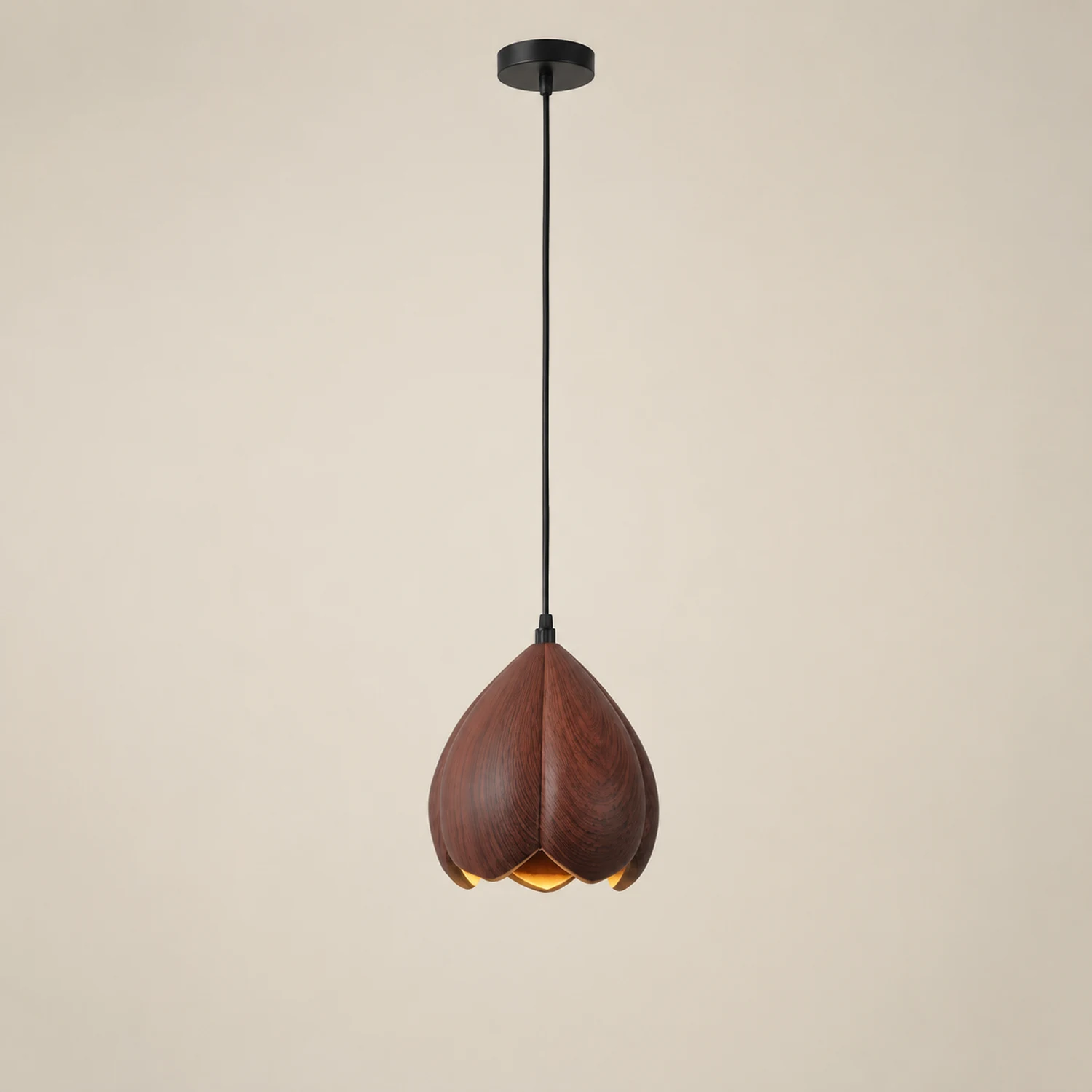 Retro Creative Flower Resin Hanging Light - Lumpaz