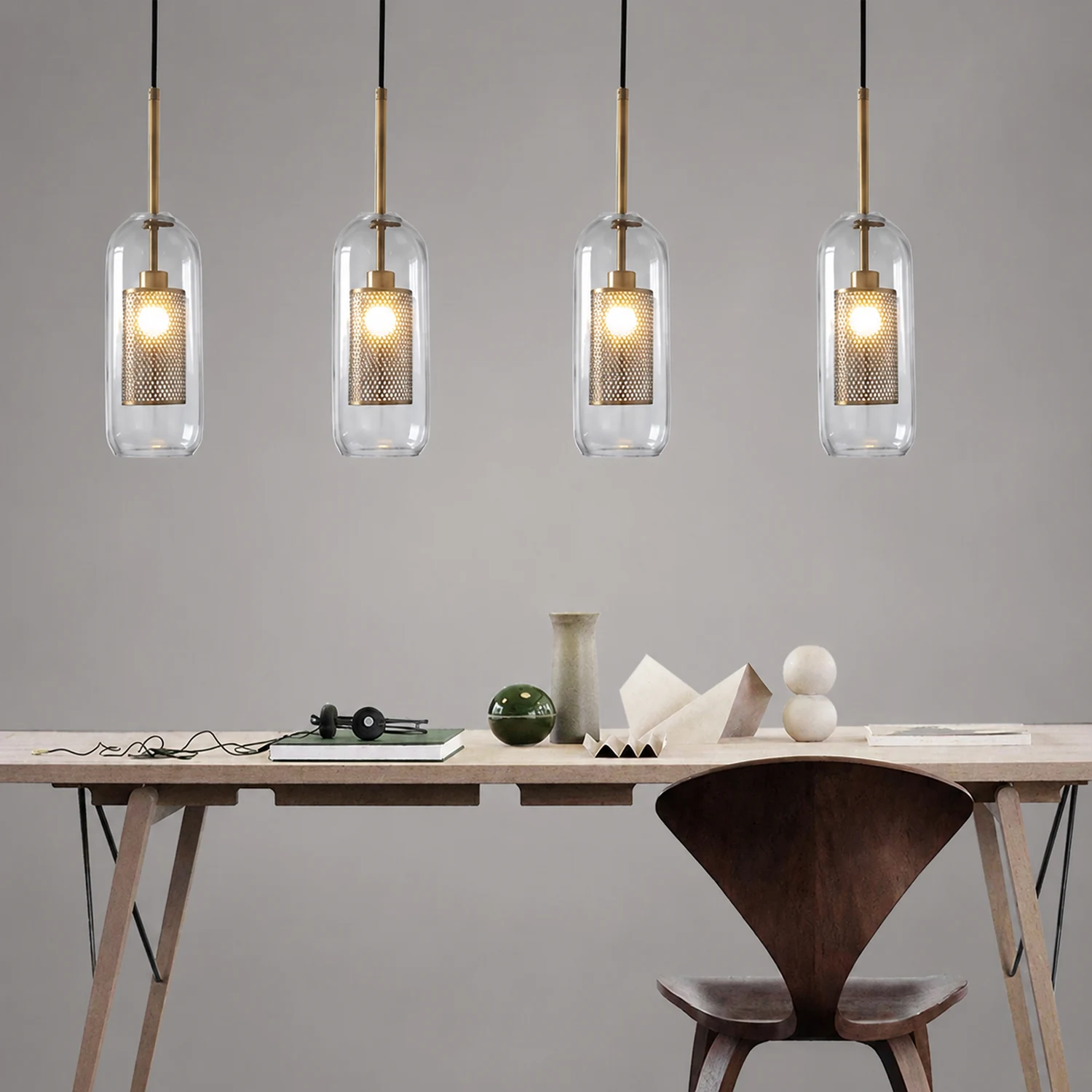 Modern Decor Chiswick Glass Pendant Light - Lumpaz
