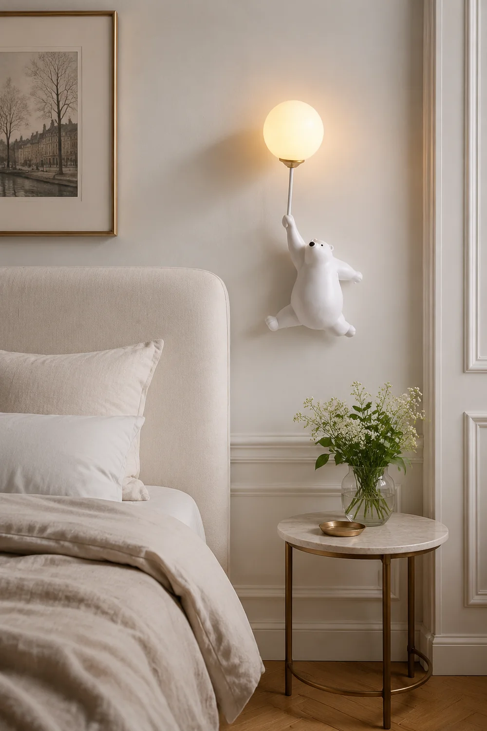Fateh Wandlampe Bär Ballon, 4 Farben - Lumpaz
