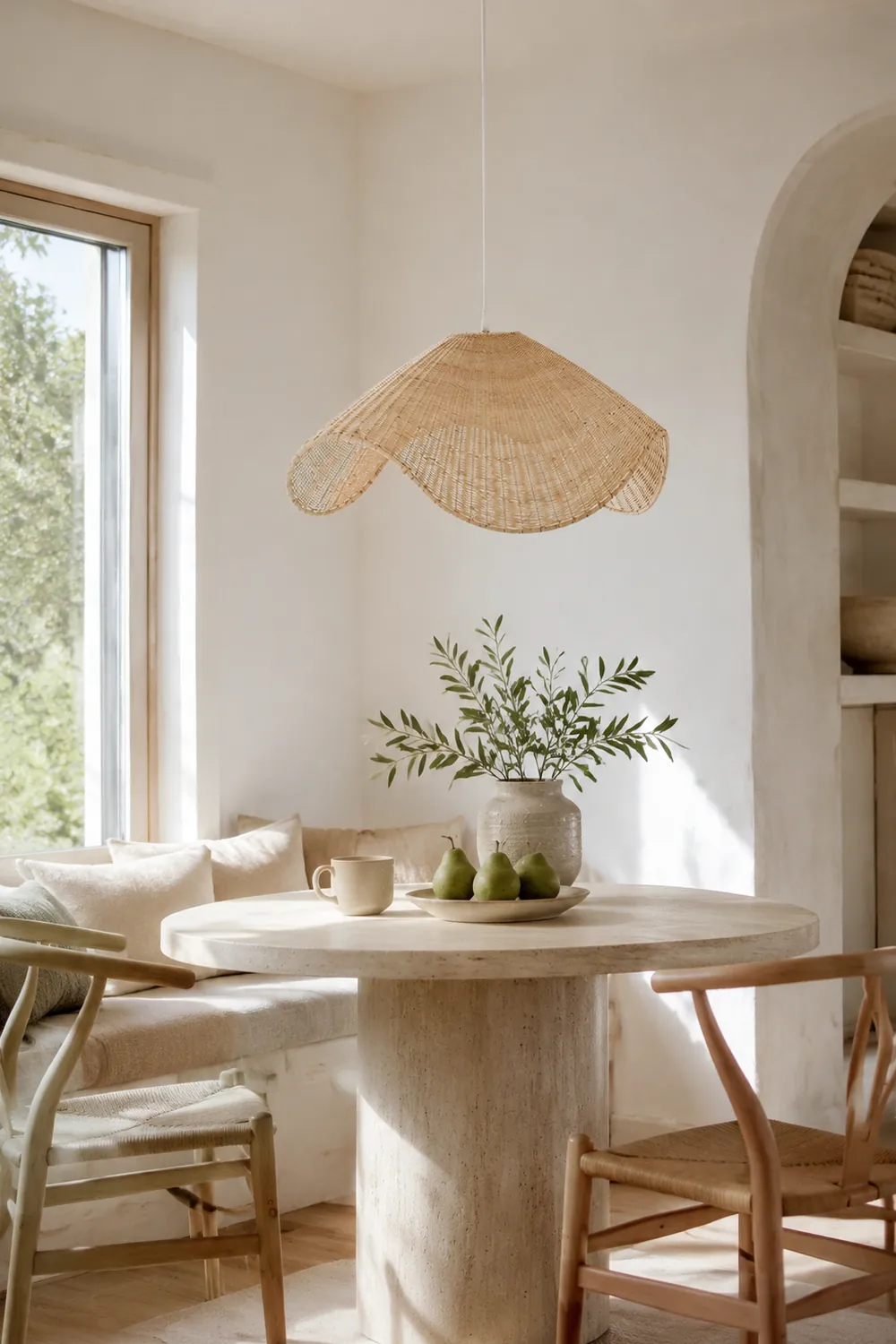 Modern Simple Handwoven Rattan Pendant Light - Lumpaz