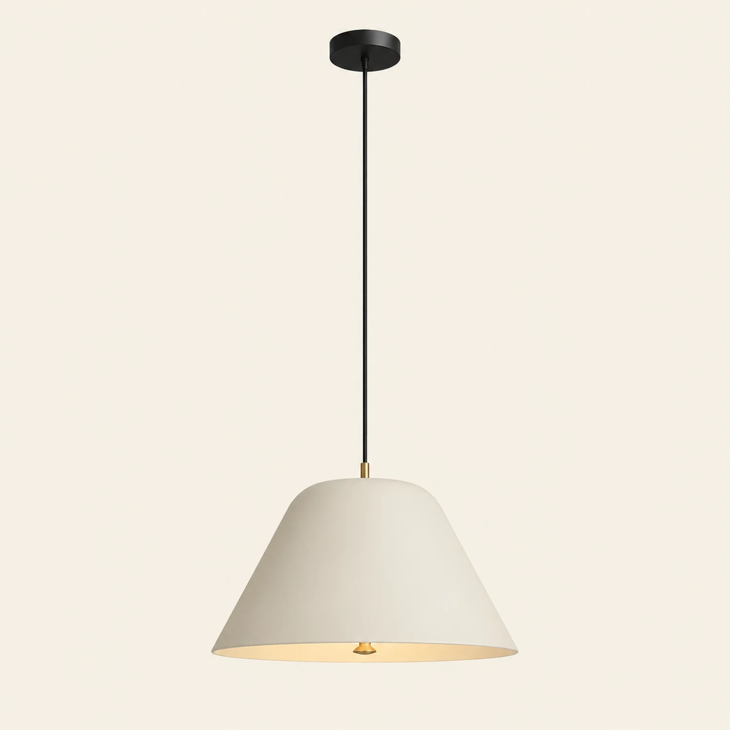 Modern Metal Living Room Cone Pendant Light - Lumpaz